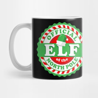 Official Elf of the North Pole Seal Mug